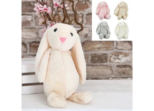 Kleiner Plüschhase, 4er Set, Kuschelige Hasen, ca. 30 cm Hoch, Ideales Geschenk TK Gruppe® Grosshandel 