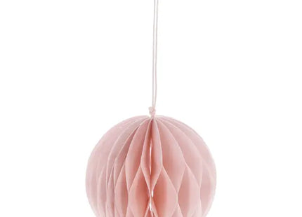 Kleiner Rosa Waben-Dekoanhänger, Rund, Durchmesser 8cm TK Gruppe® Grosshandel 