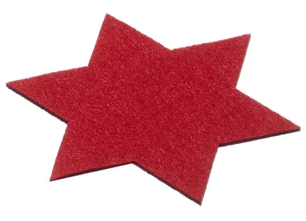 Kleiner Roter Stern-Untersetzer, 15 cm Durchmesser - Praktischer Tischschutz TK Gruppe® Grosshandel 