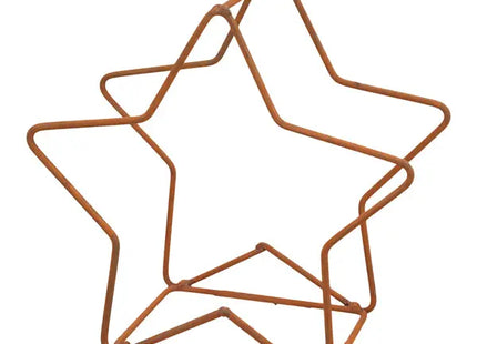 Kleiner Rustikaler Standstern, Rost-Optik, Durchmesser 15cm TK Gruppe® Grosshandel 