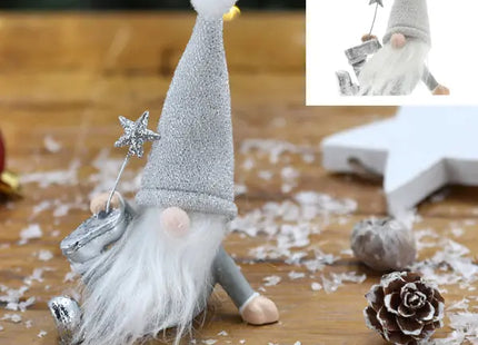 Kleiner Sitzender Deko-Wichtel, 9,5 cm Hoch, Charmantes Accessoire TK Gruppe® Grosshandel 