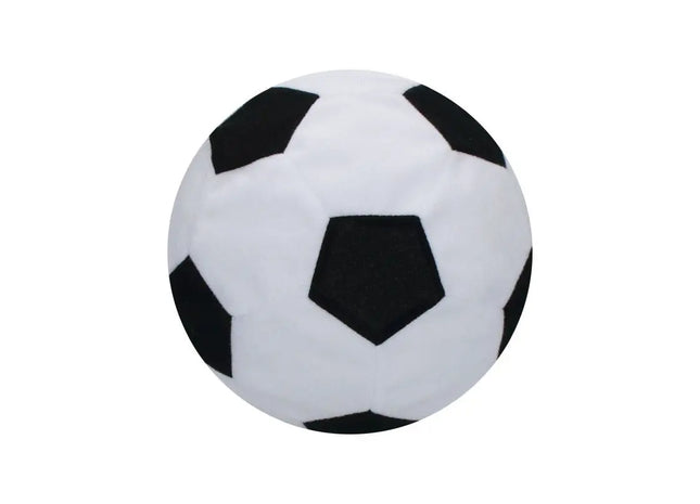 Kleiner Soft-Touch Spielball in Weiß-Schwarz - Ideal für Kinder und Training TK Gruppe® Grosshandel 