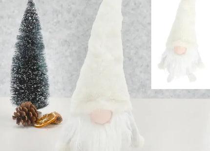 Kleiner Weißer Wichtel, 27cmH - Dekorative Figur für Innen- und Außendekoration TK Gruppe® Grosshandel 