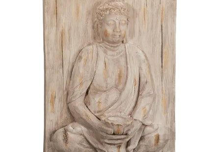 Kleines Buddha Wandrelief, Design 1, Ca. 45x58x15cm - Harmonische Raumdekoration TK Gruppe® Grosshandel 