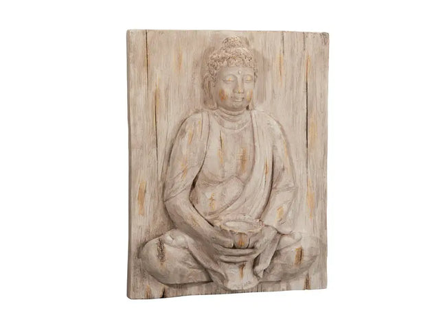 Kleines Buddha Wandrelief, Design 1, Ca. 45x58x15cm - Harmonische Raumdekoration TK Gruppe® Grosshandel 