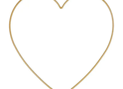 Kleines Herz zum Hängen DIY, Gold, Dekoration, ca. 27x26cm - Schick für Zuhause und Events TK Gruppe® Grosshandel 