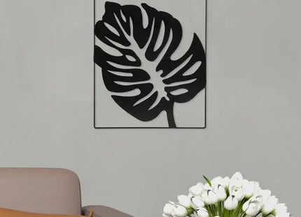 Kleines Metallbild Blattmotive, Wanddekor, ca. 30x40 cm TK Gruppe® Grosshandel 