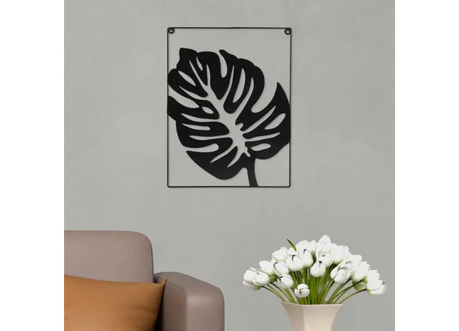 Kleines Metallbild Blattmotive, Wanddekor, ca. 30x40 cm TK Gruppe® Grosshandel 