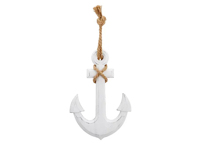 Kleines Nautisches Ankerbild, 20x30cm - Maritime Tau-Wandkunst TK Gruppe® Grosshandel 