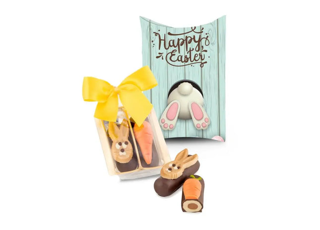 Kleines Oster-Duo mit Happy Easter Motiv - Festliche Dekoration TK Gruppe® Grosshandel 