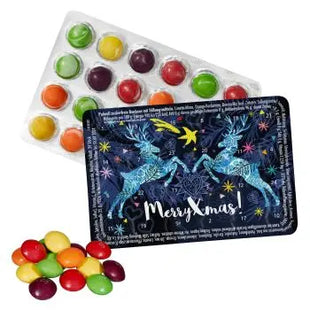 Kleinster Adventskalender der Welt mit SKITTLES Standarddesign TK Gruppe® Grosshandel 