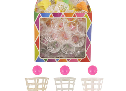 Klick-Fang-Spiel, 12 cm, 3 verschiedene Farben, Fangspielzeug für Draußen TK Gruppe® Grosshandel 