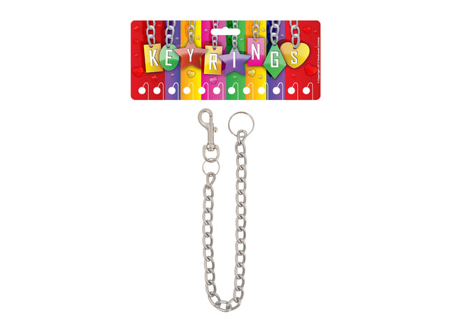 Klobige Gliederkette, 45 cm – Robustes & modisches Accessoire für Outfits und DIY-Projekte TK Gruppe® Grosshandel 