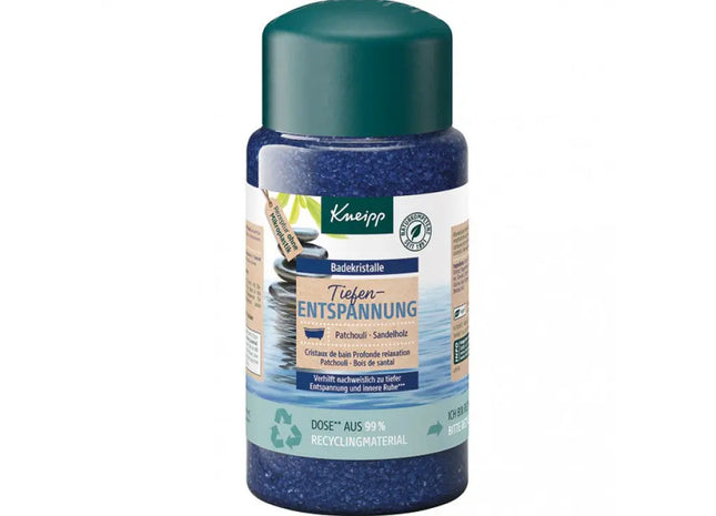 Kneipp Badekristalle 600g Tiefenentspannung - Beruhigendes Mineralbad zur Stressreduktion TK Gruppe® Grosshandel 