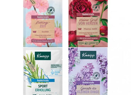 Kneipp Badekristalle Sortiment, 60g, 4 Verschiedene Düfte, Wellnessbad TK Gruppe® Grosshandel 