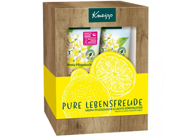Kneipp GP 'Lebensfreude' Duschgel & Lotion Set, 200ml - Belebende Hautpflege TK Gruppe® Grosshandel 