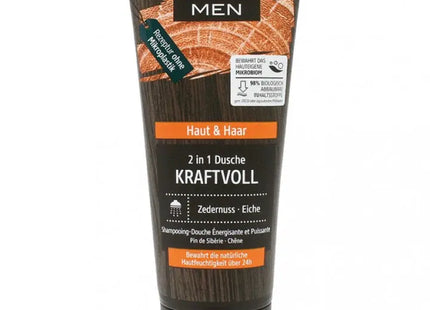 Kneipp Herren 200ml 2in1 Duschgel Kraftvoll - Energetisierende Körper- & Haarreinigung TK Gruppe® Grosshandel 