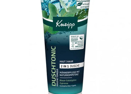 Kneipp Herren Duschwasser 2in1 200ml - Belebendes Körper- und Haarshampoo, 100 Zeichen TK Gruppe® Grosshandel 