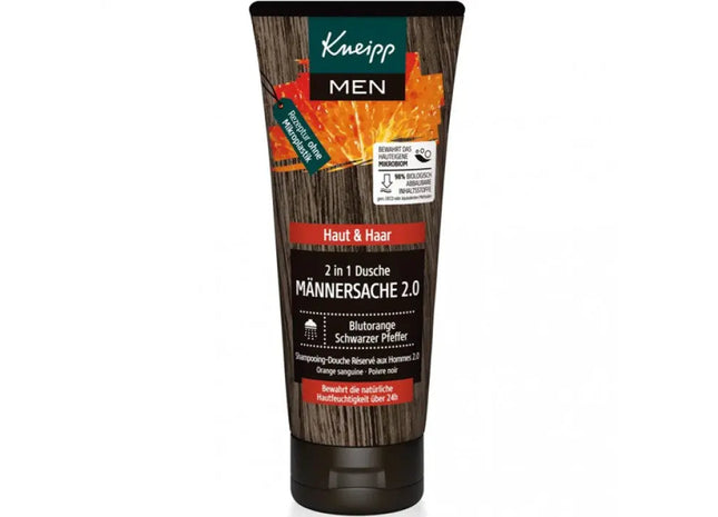 Kneipp Männersache 2.0 Duschgel 200ml - Belebendes Körperwaschgel für Männer TK Gruppe® Grosshandel 