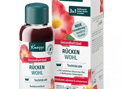 Kneipp Rückenbrunnen Gesundheitsbad 100ml - Teufelskralle Badezusatz für Rückenwohl TK Gruppe® Grosshandel 