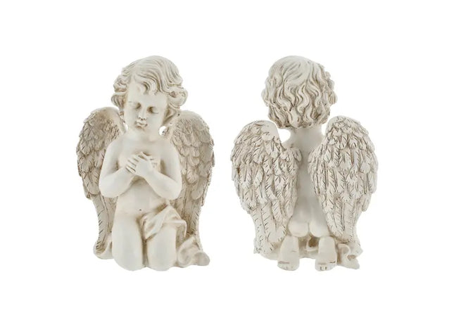 Kniender Engel mit gefalteten Händen, Spirituelle Dekofigur, 28 cm Höhe TK Gruppe® Grosshandel 