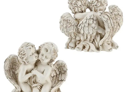 Kniendes Engelpaar, Spirituelle Liebe Dekofigur, 17 cm Breite TK Gruppe® Grosshandel 