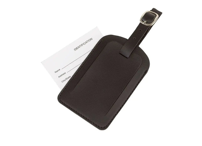 Kofferanhänger ADVENTURE in Schwarz - Praktisches Zubehör für Ihre Reiseutensilien TK Gruppe® Grosshandel 