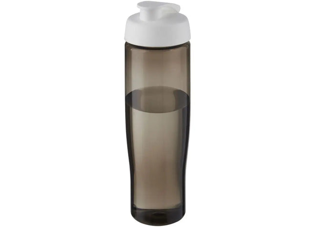 H2O Active Eco Tempo 700ml, Sportflasche mit Klappdeckel - Weiß/Kohle TK Gruppe® Grosshandel 