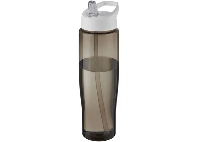 H2O Active Eco Tempo 700ml, Sportflasche mit Ausgussdeckel - Weiß/Kohle TK Gruppe® Grosshandel 