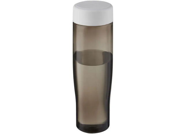 H2O Active Eco Tempo 700ml, Wasserflasche mit Drehdeckel - Weiß/Kohle TK Gruppe® Grosshandel 