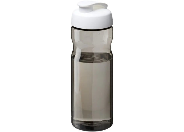 H2O Active Eco Base 650ml, Sportflasche Klappdeckel - Weiß/Kohle TK Gruppe® Grosshandel 