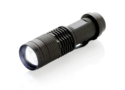 Kompakte 3W Cree LED-Taschenlampe - Schwarz, leistungsstark und tragbar für vielseitige Anwendungen TK Gruppe® Grosshandel 