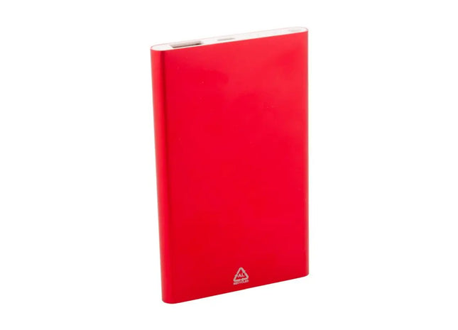 Kompakte Energie: RaluFour Powerbank – Leistungsstark und stilvoll in Rot TK Gruppe® Grosshandel 