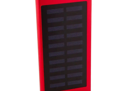 Kompakte Energie: RaluSol Powerbank – Leistungsstark in Rot-Schwarz TK Gruppe® Grosshandel 