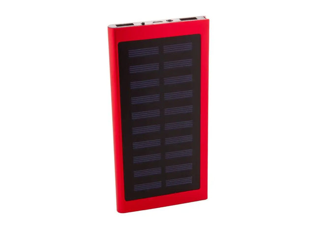 Kompakte Energie: RaluSol Powerbank – Leistungsstark in Rot-Schwarz TK Gruppe® Grosshandel 