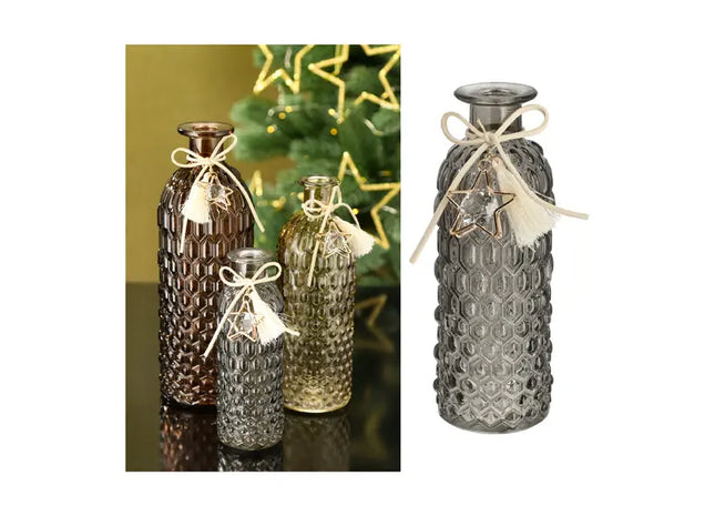 Kompakte Klare Glasvase, 16,5cm Hoch – Vielseitiger Dekorationsakzent TK Gruppe® Grosshandel 