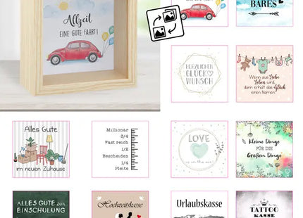 Kompakte Sparbüchse - Robuste Geldbox, Höhe 15cm TK Gruppe® Grosshandel 