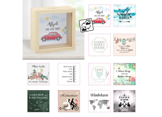 Kompakte Sparbüchse - Robuste Geldbox, Höhe 15cm TK Gruppe® Grosshandel 