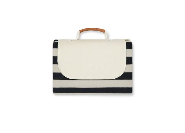 Kompakte VINGA Alba rPET Picknickdecke in Schwarz TK Gruppe® Grosshandel 