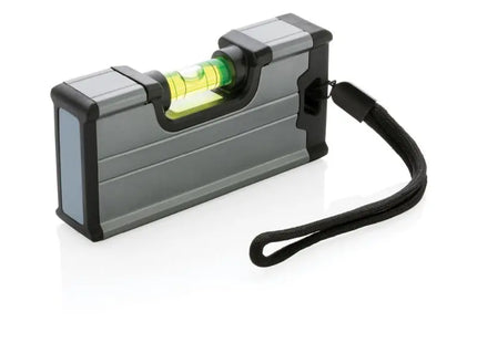 Kompakte Wasserwaage im Taschenformat mit Magnet - Grau für präzise und mobile Anwendungen TK Gruppe® Grosshandel 