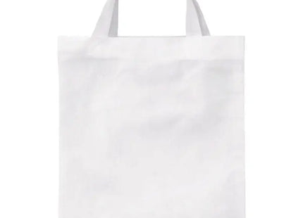 Kompakte Weiße PP-Einkaufstasche mit Kurzen Henkeln - Elegant & Praktisch TK Gruppe® Grosshandel 