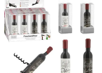 Kompakter 11cm Weinflaschenöffner & Korkenzieher - Unverzichtbares Barwerkzeug TK Gruppe® Grosshandel 