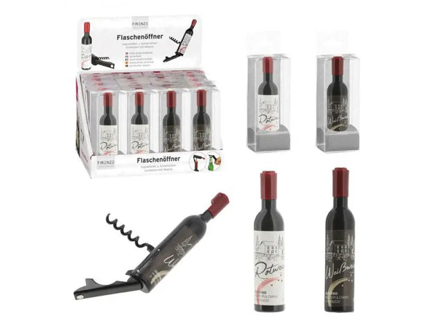 Kompakter 11cm Weinflaschenöffner & Korkenzieher - Unverzichtbares Barwerkzeug TK Gruppe® Grosshandel 