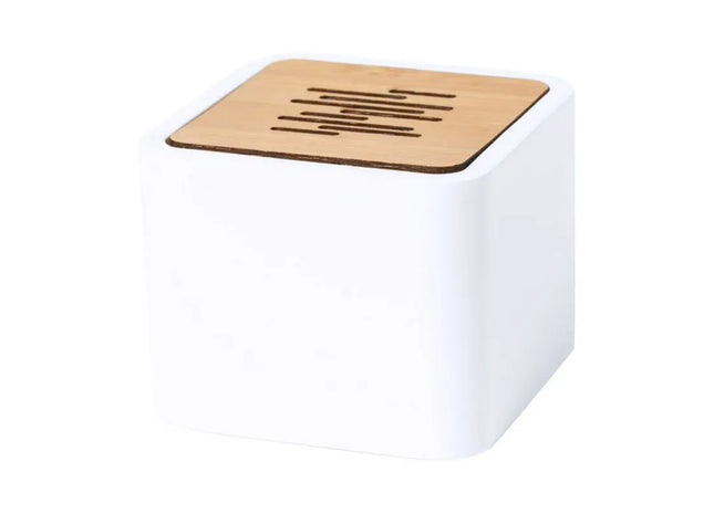 Kompakter Pixie PLA Bluetooth-Lautsprecher - weiß - umweltfreundlich und natürlich TK Gruppe® Grosshandel 