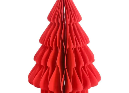 Kompakter Roter Honeycomb Tannenbaum, Freistehend, Klein, 20cm TK Gruppe® Grosshandel 
