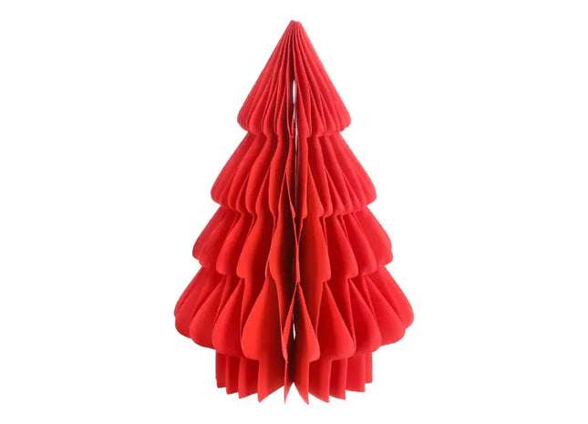 Kompakter Roter Honeycomb Tannenbaum, Freistehend, Klein, 20cm TK Gruppe® Grosshandel 