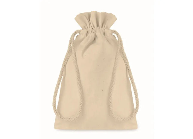 Kompakter S TASKE SMALL Kordelzugbeutel - Elegant Beige TK Gruppe® Grosshandel 