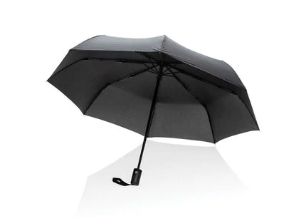 Kompakter Schwarz Mini-Schirm aus RPET - Impact AWARE™, 20.5 Zoll TK Gruppe® Grosshandel 