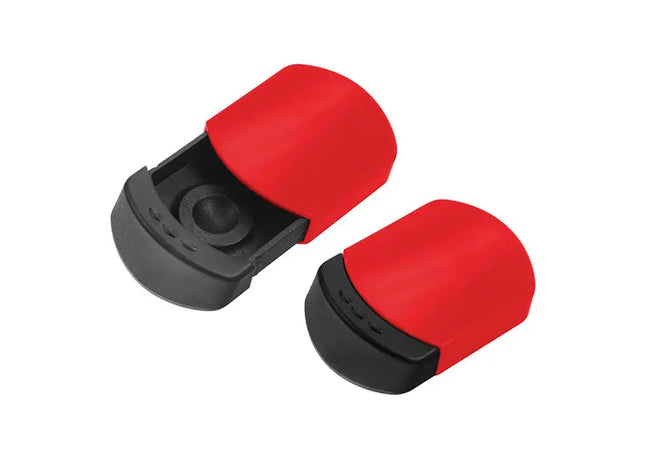 Kompakter Taschen-Aschenbecher in Schwarz-Rot - Mobil & Stilvoll TK Gruppe® Grosshandel 
