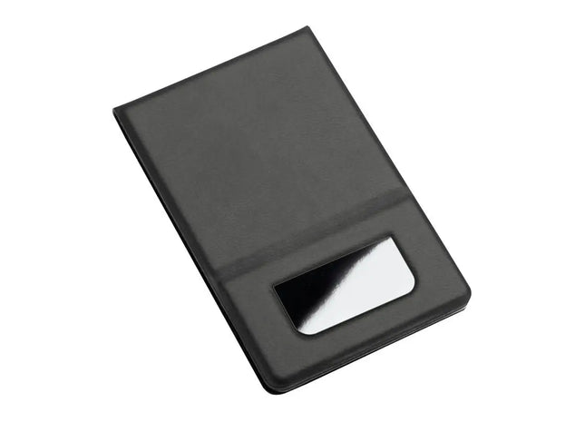 Kompakter Taschenspiegel RE98-HARBEL in Schwarz – Ideal für unterwegs TK Gruppe® Grosshandel 